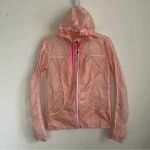Lululemon Pinkelicious Lightweight Transparent See Jacket